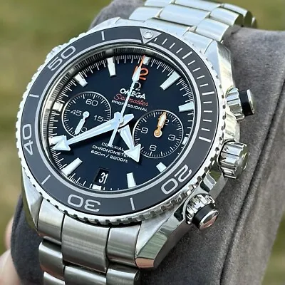 OMEGA Seamaster Planet Ocean 600m Chrono 45.5mm Box & Papers-232.30.46.51.01.003 • $5997