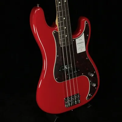 Fender Made In Japan Hybrid II Precision Bass Modena Red Electric Bass W/case • $1632.94