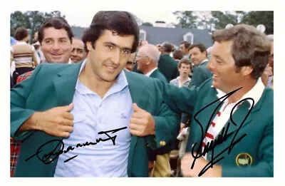 £6.99 • Buy Seve Ballesteros & Fuzzy Zoeller - Golf The Master Autograph Signed Photo Poster