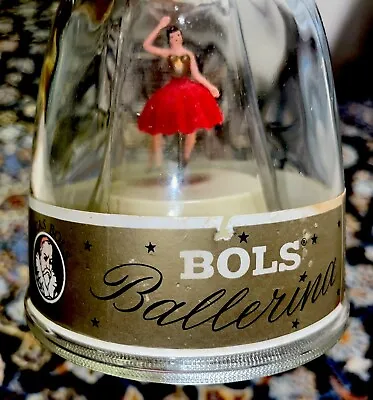 Vintage BOLS Dancing Ballerina In EMPTY Liquor Bottle Music Box WORKS/WINDS Gr8! • $44.44