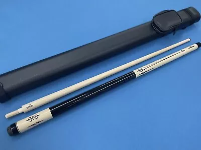 LONGONI CAROM CUE F NATURAL WITH 71 Cm. SHAFT & HARD CASE  ** TO PLAY 3 CUSHIONS • $399