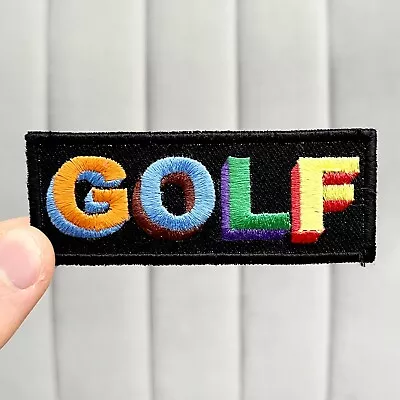 Golf Wang Odd Future Rare Iron-On Patch Vintage NOS OG Skateboard Embroidered • £19.99