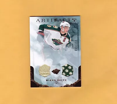 10-11 UD Upper Deck Artifacts  Mikko Koivu # 69 /150  Dual Jerseys • $5.50