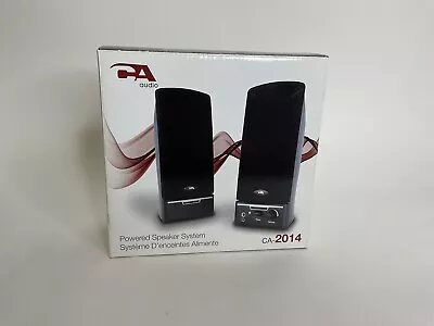 Cyber Acoustics CA-2014 Powered Speaker System   Ideal For Computers IPod  NIB • $11.99