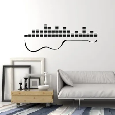 Vinyl Wall Decal Guitar Musical Instrument Mixer DJ Sound Stickers (ig5213) • $21.99