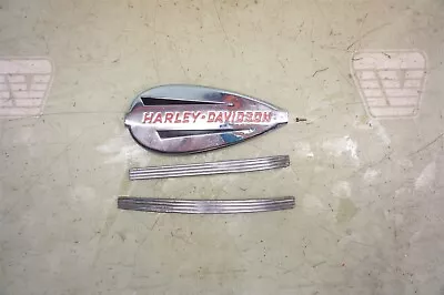 $20.50 • Buy 1942 Harley Knucklehead 74 CI Flathead Panhead EL FL UL Left Tank Emblem Trim 