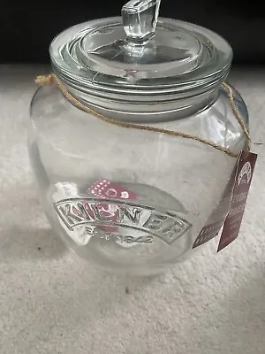 £13 • Buy Kilner Push Top 2 Litre Glass Storage Jar With Air Tight Seal