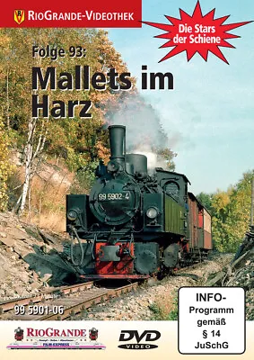 DVD Stars Der Schiene 93 - Mallets Im Harz • £14.71