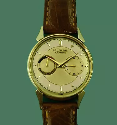 $3999 • Buy Vintage 50s Le Coultre Vacheron FUTUREMATIC Power Reserve Watch SOLID GOLD !