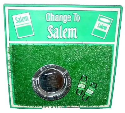 Vintage Salem RJ Reynolds Cigarette Store Counter Change Mat Advertising Display • $34.99