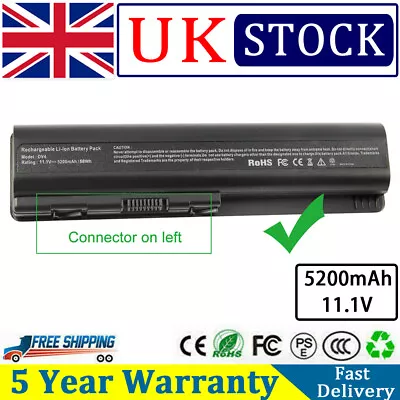 6 Cell Battery For HP Compaq Presario CQ40 CQ50 CQ60 CQ61 CQ70 CQ71 DV4 DV5 • £15.99