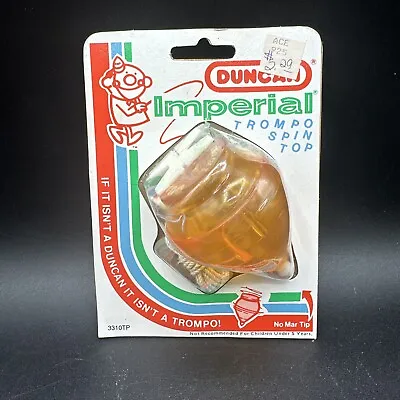 Duncan Imperial Spin Top 1987 Flambeau Vintage Toy - Orange Trompo - NOS • $24.95