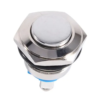 Push Button ON-OFF Switch 16mm For Car Vehicle Metal Momentary Switch 12V -US • $7.87