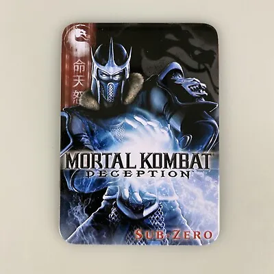 Mortal Kombat Deception Sub-Zero Kollector's Series Bonus Metal Card Only • $19.99