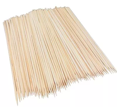 £3.49 • Buy 10 Inch Bamboo BBQ Skewers Sticks 150pcs For Barbecue Kebab Fruit Wooden Sticks