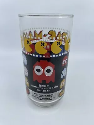Vintage Pac Man Glass Shadow “Blinky” 1980 Nice Cond Army And Air Force Exchange • $13.56