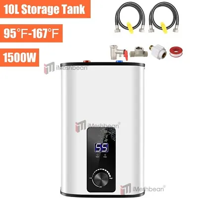 Instant Electric Hot Water Heater Shower Compact Mini-Tank Storage RV 10L 110V • $77.29