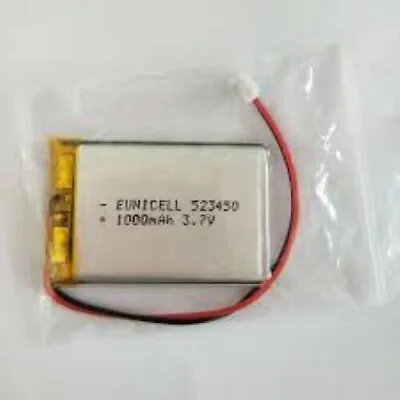 Eunicell 523450 3.7v 1000mah Lipo Battery Lithium Polymer Battery • £7.49