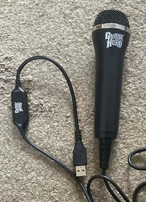 Official Guitar Hero - USB Microphone MIC - FREE UK POST PS3/Wii/Xbox 360 Tested • £11.95