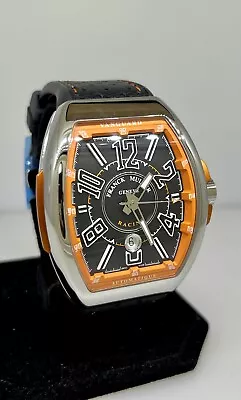 Franck Muller Vanguard Racing 44mn Black & Orange Automatic Mens Watch V45SCDT • £5336.84