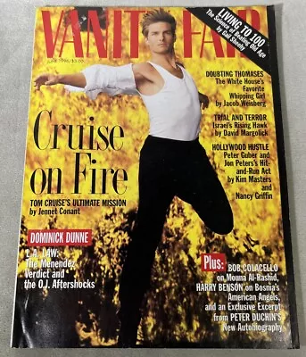 Tom Cruise Vanity Fair Magazine June 1996 No 430 Living To 100 Bob Colacello • $14.28