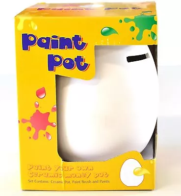 £8.98 • Buy Paint You Own Money Box Piggy Pot Giant Dinosaur Egg Kids Easter Gift