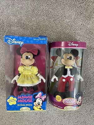 Mickey And Minnie Porcelain Dolls • $59.99