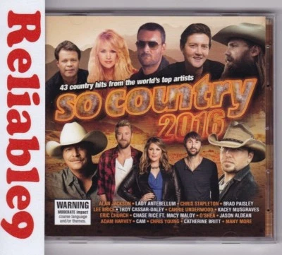 $9.95 • Buy Lady Antebellum+Adam Brand+Brad Paisley+Beccy Cole- So Country 2016 2CD Sony AUS