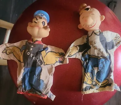LOT Vintage Popeye And Wimpy Hand Puppets! • $15.99
