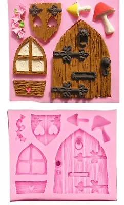 Fairy House Silicone Mould/window/door Mold-fondant-3d Icing-faries/elf Garden • £9.50