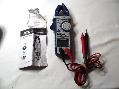 UEi UTL261 - CAT III Digital Clamp Meter (200 A AC) -works Great-minimal Usage • $49.99