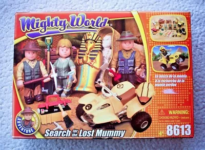 VHTF MIGHTY WORLD (Adventure Series): SEARCH FOR LOST MUMMY. BRAND NEW IN BOX! • $89.95