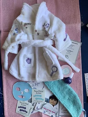 18  American Girl Doll Outfit - Spa Set - Robe Headwrap And Accessories • $16