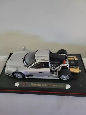 Diecast 1/18 Maisto Mercedes CLK - GTR Street Version Silver Color • $19.90