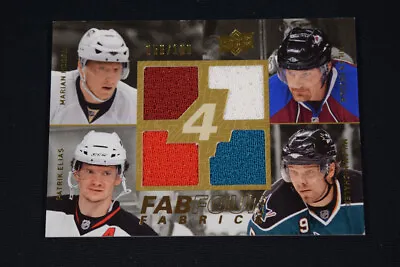 Elias Hossa Hejduk Michalek 2008-09 Upper Deck Fab Four Fabrics Quad Jersey /100 • $15.99