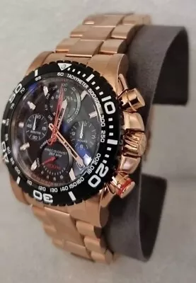 SAVE £'s Heavy Bulova Precisionist RRP £799 Rose Gold Colour Chronograph Watch  • £319