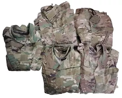 Lot Of 5 Use Military Multicam Uniform Shirts Coat Camo Small Regular  • $39.99