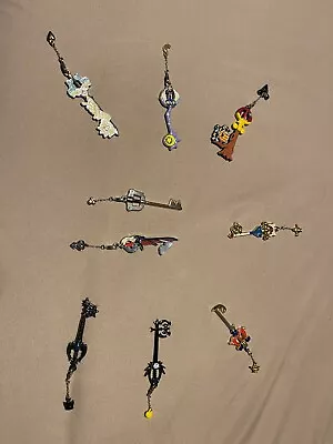 Kingdom Hearts - 9 Keyblade Keychain Assortment • $75