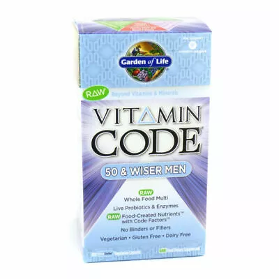 240pcs Garden Of Life Vitamin Code 50 & Wiser Men Multivitamin  Ex 8/25 • $54.99