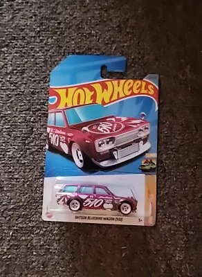 Hot Wheels 2023 Super Treasure Hunt 71 Datsun 510 Bluebird Wagon. RARE STH ! • $275