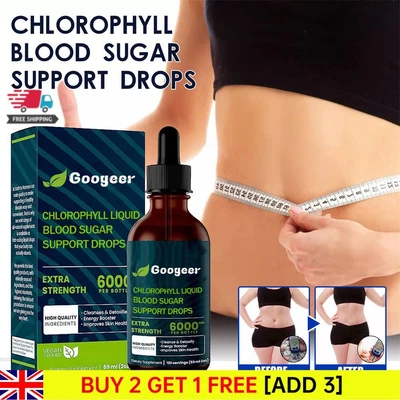 £5.27 • Buy Chlorophyll All-Natural Extract Liquid Drops Water Soluble Mint  6000mg