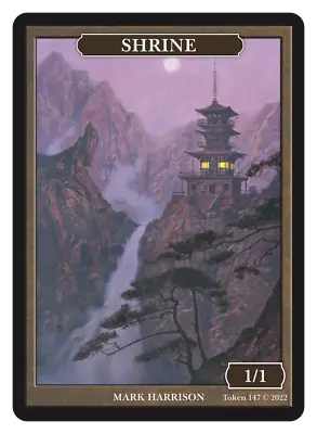 Shrine Token Artist Mark Harrison MTG Magic Tokens Go-Shintai Of Life's Origin • $2