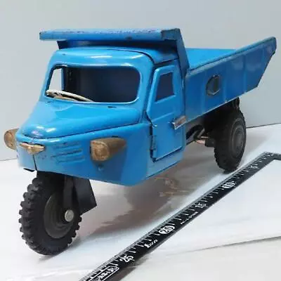 MARUSAN Giant DUMP TRUCK Made Of Tin Mini Car Made In Japan Retro Very Rare • $239.88