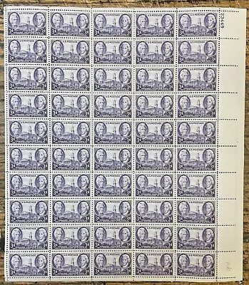 Scott #941 3c Tennessee Statehood 150th Anniversary Mint Sheet Of 50 MNH • $3.56