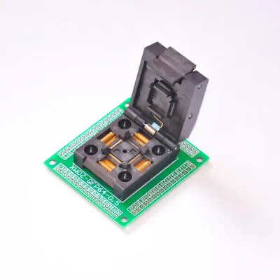 1PC Programmer Adapter Test Socket QFP64 LQFP64 TQFP64 To DIP64 Pitch 0.5mm IC • $22.94