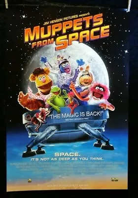 Muppets From Space 📼 Kermit Miss Piggy Frank Oz Original Video Promo Poster • $39
