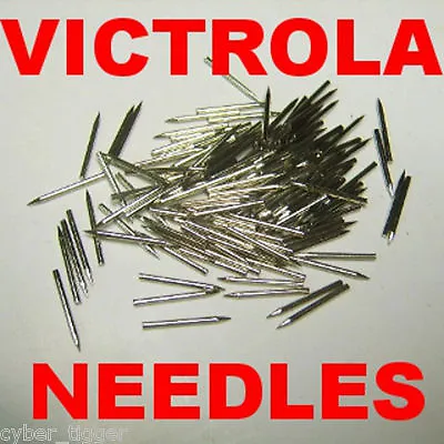 100 LOUD Tone VICTROLA NEEDLE PACK For Cheney Starr Silvertone HMV PHONOGRAPH • $5.69
