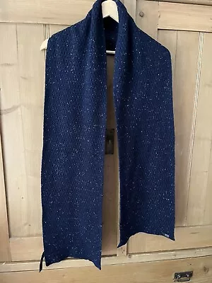 £4.50 • Buy Joules Long Wool Scarf Navy 
