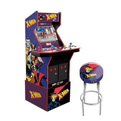 $1100.01 • Buy X Men 4 Player Arcade Video Game Machine Cabinet Riser Stool Game Room Bar Gift