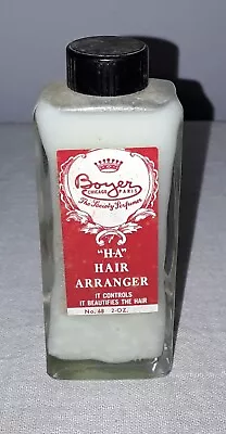 H-a Hair Arranger Barbershop Hair Tonic 2 Oz Glass Bottle Boyer Chicago Nos • $6.99